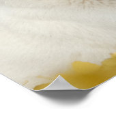 White Swiss Shepherd Dog Photo, Cute Furry Friend Poster (Ecke)