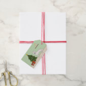 White Swiss Shepherd White GSD Weihnachtsbaum Geschenkanhänger (Mit Garn)