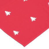 White Table Runner Kurzer Tischläufer (Ecke)