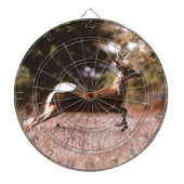 White-Tail Deer Running Dartscheibe (vorne)