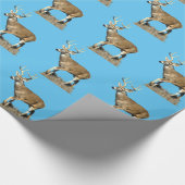 White Tails Deer Buck Geschenkpapier (Ecke)