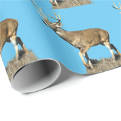 White Tails Deer Buck Geschenkpapier (Rolleneckpunkt)
