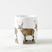 White Tails Deer Buck Kaffeetasse (Mittel)