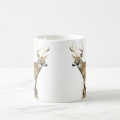 White Tails Deer Buck Kaffeetasse (Mittel)