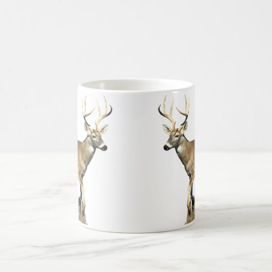 White Tails Deer Buck Kaffeetasse (Mittel)