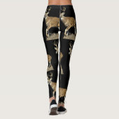 White Tails Deer Buck Leggings (Rückseite)