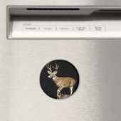 White Tails Deer Buck Magnet (In Situ (Geschirrspüler))