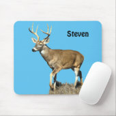 White Tails Deer Buck Mousepad (Mit Mouse)