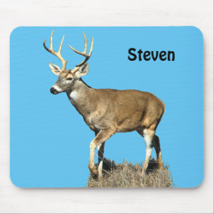 White Tails Deer Buck Mousepad