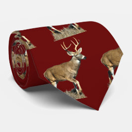 White Tails Deer Buck Neck Tie Krawatte