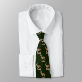 White Tails Deer Buck Neck Tie Krawatte (Gebunden)