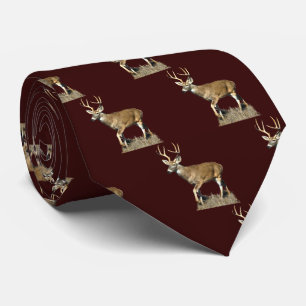 White Tails Deer Buck Neck Tie Krawatte