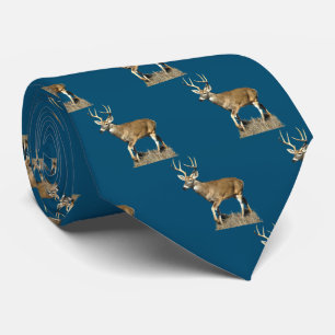White Tails Deer Buck Neck Tie Krawatte