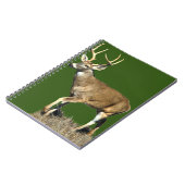 White Tails Deer Buck Notizblock (Linke Seite)