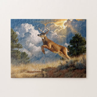 White Tails Deer Buck Puzzle