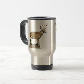 White Tails Deer Buck Reisebecher (Vorderseite Links)