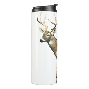 White Tails Deer Buck Thermosbecher
