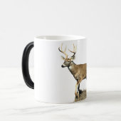 White Tails Deer Buck Verwandlungstasse (Vorderseite Links)
