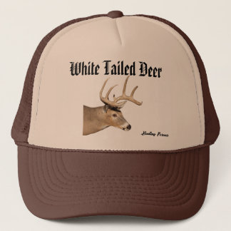White Tails Hirsch Hat Truckerkappe