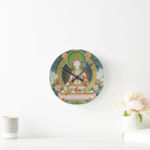 White Tara Clock Runde Wanduhr (Zuhause)