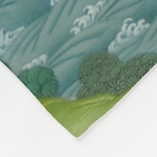 White Tara Fleece Blanket (Ecke)