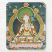 White Tara Mousepad (Vorne)
