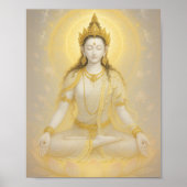 White Tara - radikale Göttin des Mitgefühls Poster (Vorne)