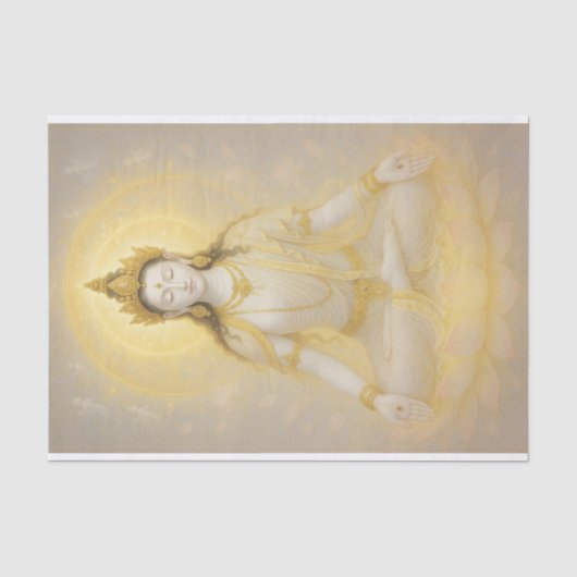 White Tara Seidenpapier (Vorderseite)