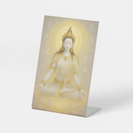 White Tara Sockelschild