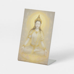 White Tara Sockelschild