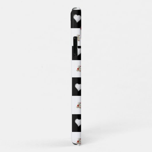 White Teddy Bear Iphone Case (Hinten/Rechts)