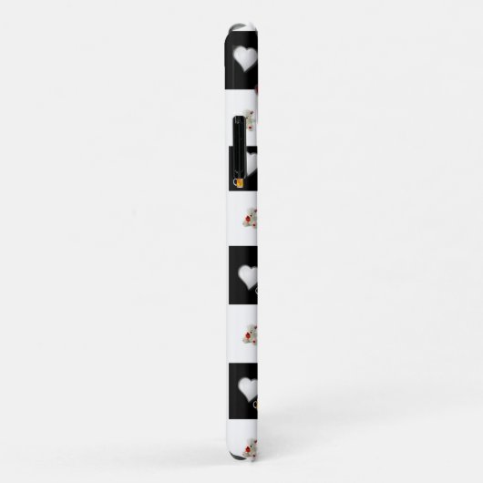 White Teddy Bear iPhone Case Beer (Hinten/Rechts)