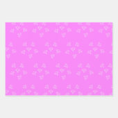 White Tennis Rackets & Ball Deep PInk Geschenkpapier Set (Vorderseite)