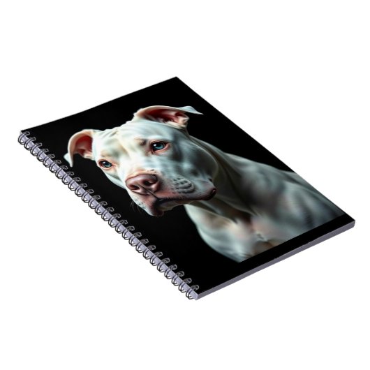 White Terrier Notebook Notizblock (Rechte Seite)