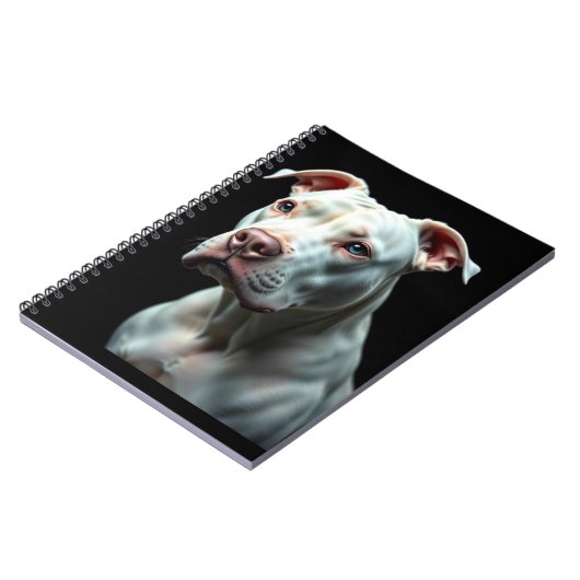 White Terrier Notebook Notizblock (Linke Seite)