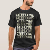 White Text Drain Flying T-Shirt (Vorderseite)