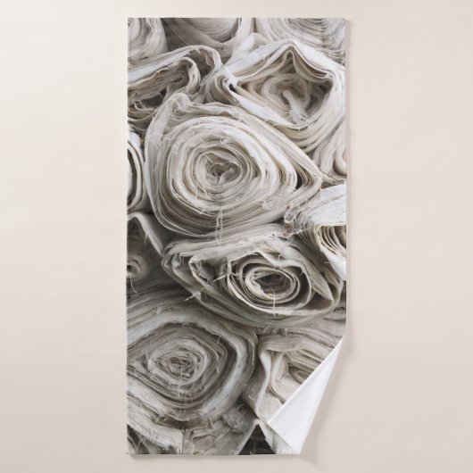 White textile lot badehandtuch (Badehandtuch)