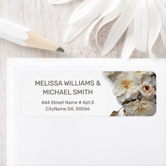 White Textured Roses | Wedding (Insitu)