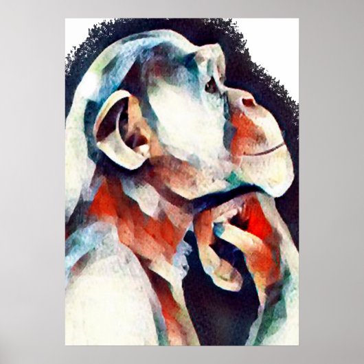 White Thinker Poster (Vorne)