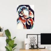 White Thinker Poster (Heimbüro)