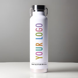 White Thor Water Bottle Company Logo Branded Trinkflasche