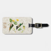 White Throat Mountain Gem Hummingbird Gepäckmarke Gepäckanhänger (Vorderseite horizontal)