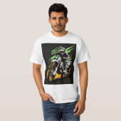 White Thunder: Motocross Legend T-Shirt (Vorne ganz)
