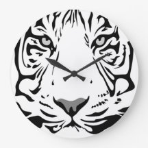 White Tiger Abstrakt