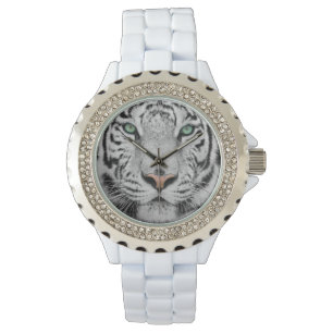 White Tiger Armbanduhr