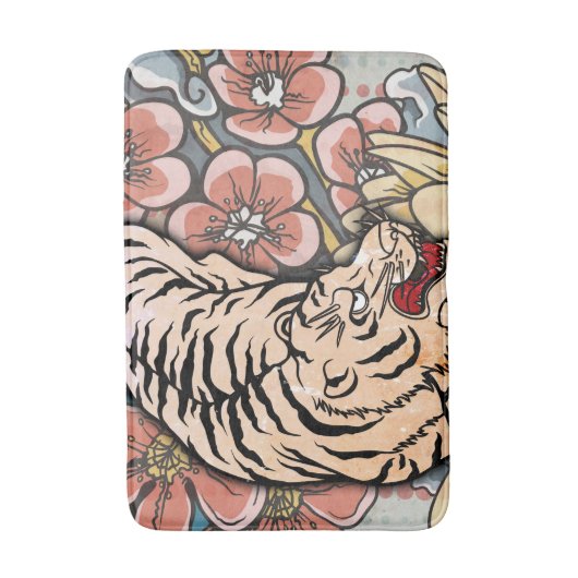 White Tiger Badematte (Vorderseite Vertikal)