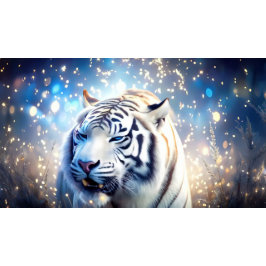 White Tiger Bedruckter Rucksack