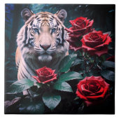 White Tiger Behalte oder entwirft eigene Fliese (Vorderseite)