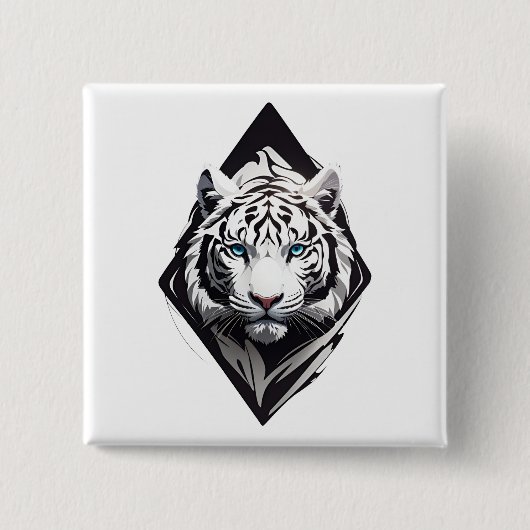 White Tiger Button (Vorderseite)