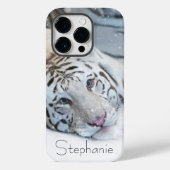 White Tiger Case-Mate iPhone Hülle (Rückseite)
